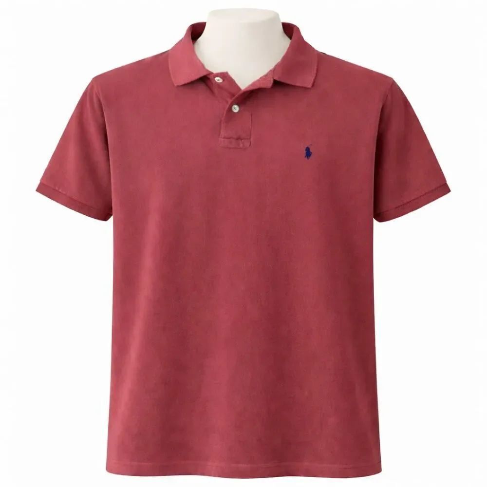 Polo Ralph Lauren Classic Fit Burgundy Purple Polo Shirt XL